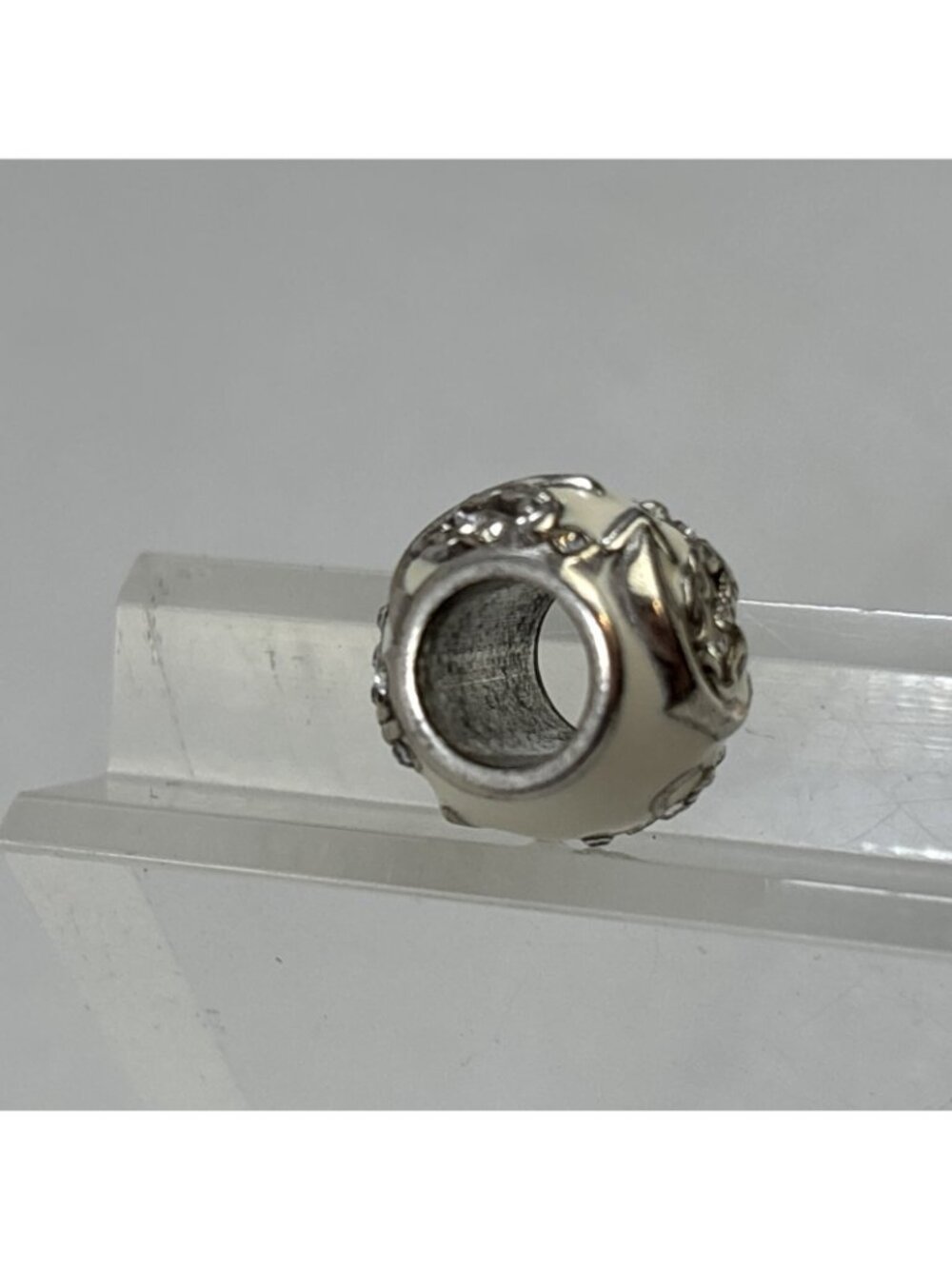 Brighton Ahoy Anchor Bead Silver/White Finish - Picture 3 of 3